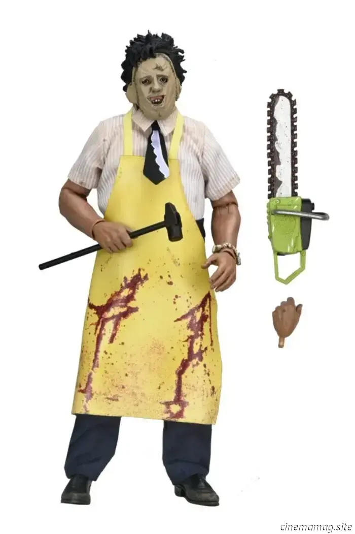 NECA introduces new figures of Leatherface from the Texas Chain Saw Massacre.