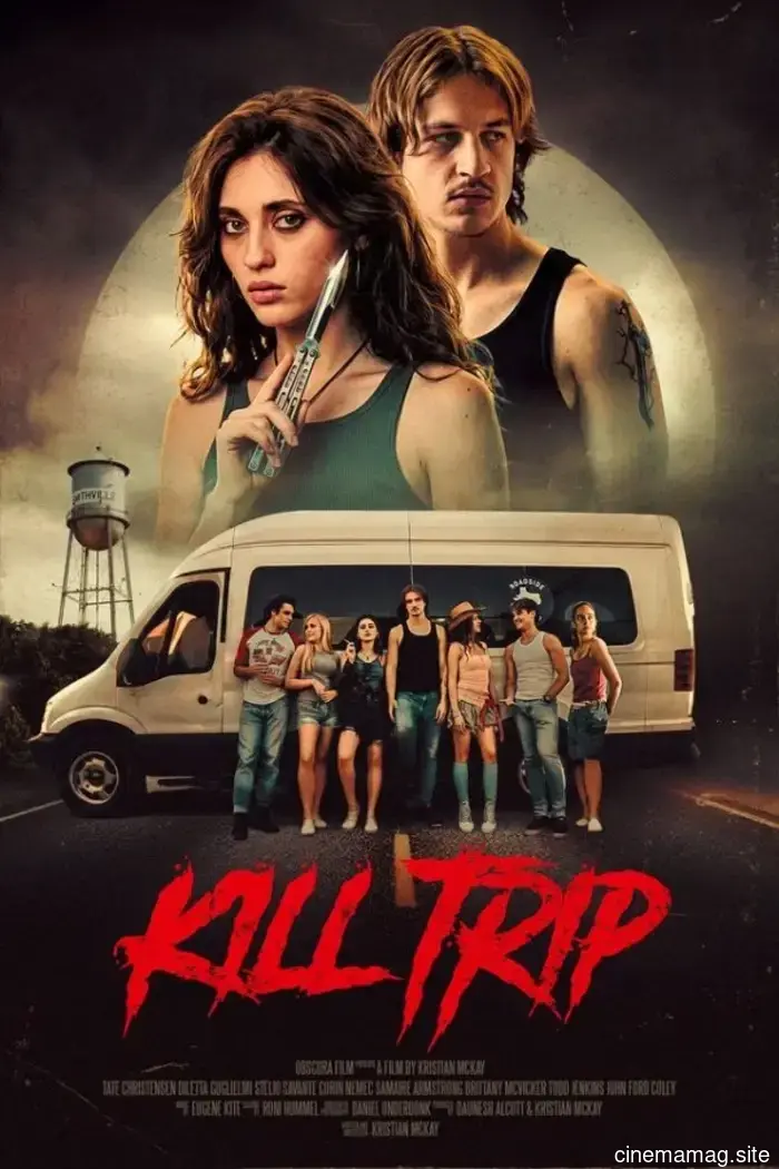 A road trip transforms into a deadly adventure in the trailer for an indie horror-thriller.
