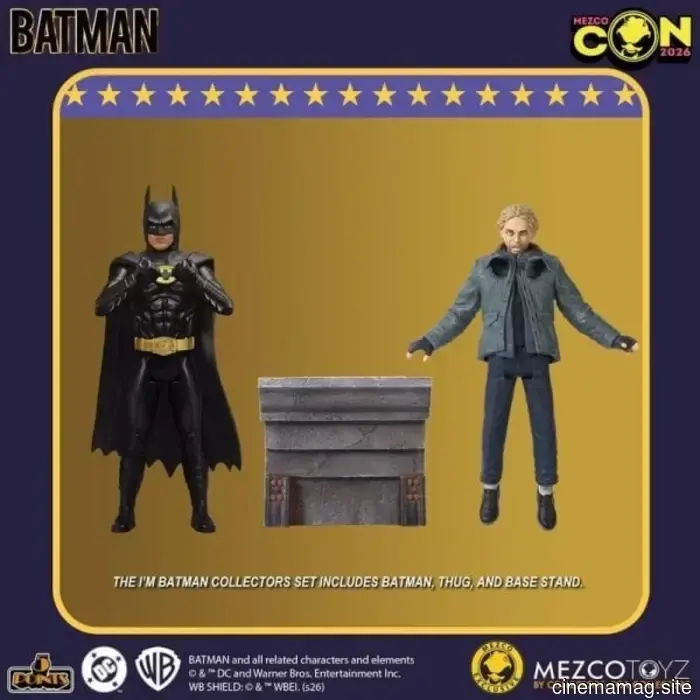 Mezco Toyz svela il set di action figure 5 Points “I’m Batman”