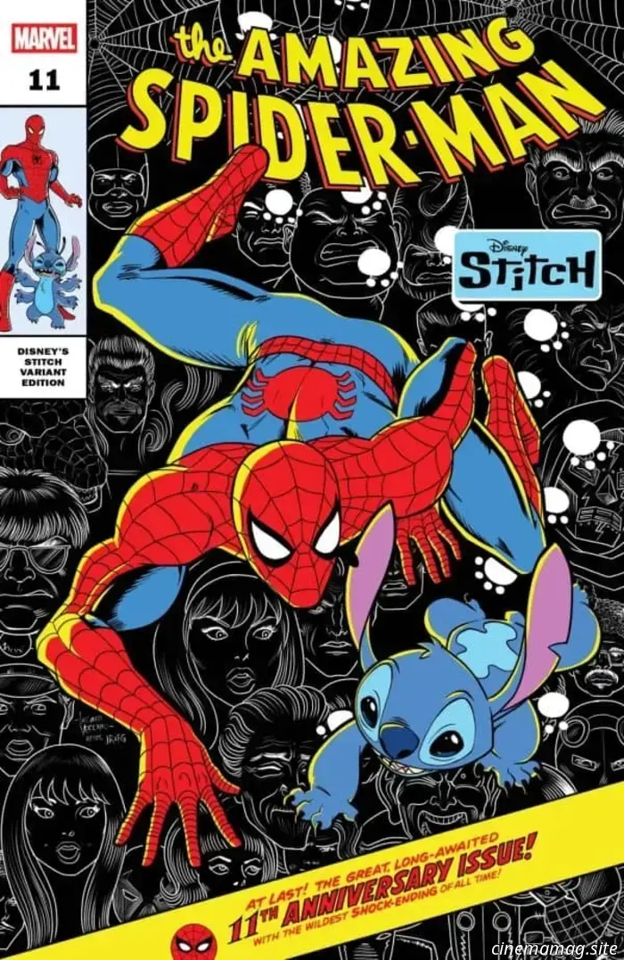 Stitch de Disney irrumpe en el Universo Marvel en nuevas portadas variantes
