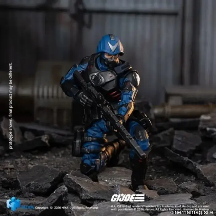 Figura de acción Cobra Officer de la mini serie Exquisite de G.I. Joe revelada por Hiya Toys
