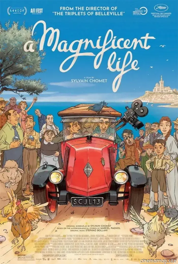 Il dramma biografico d'animazione francese A Magnificent Life svela il trailer, il poster e le immagini.