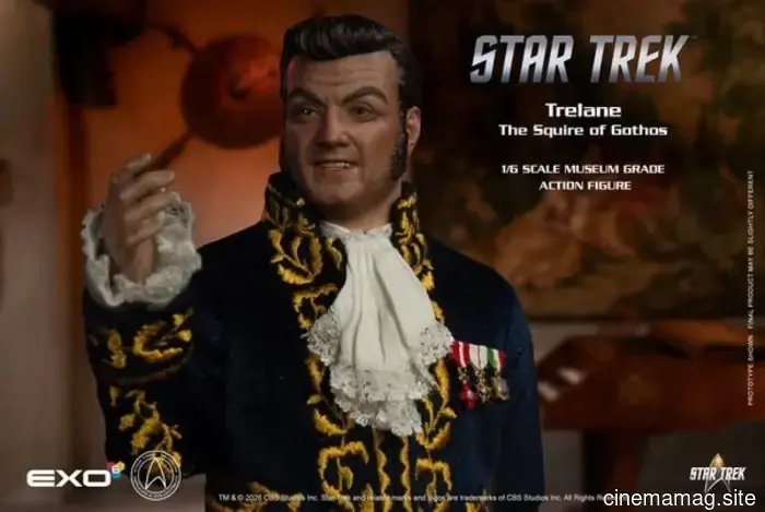 Trelane si unisce alla collezione di action figure in scala sei di Star Trek di EXO-6