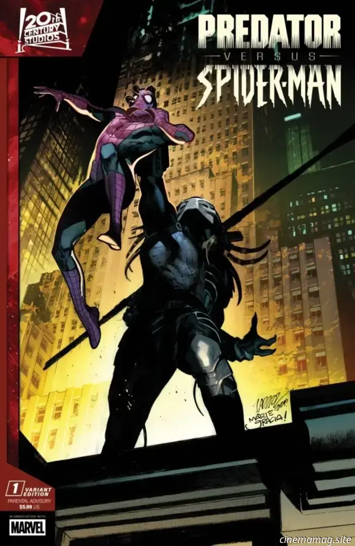 Marvel comparte el primer vistazo a Predator vs. Spider-Man #1