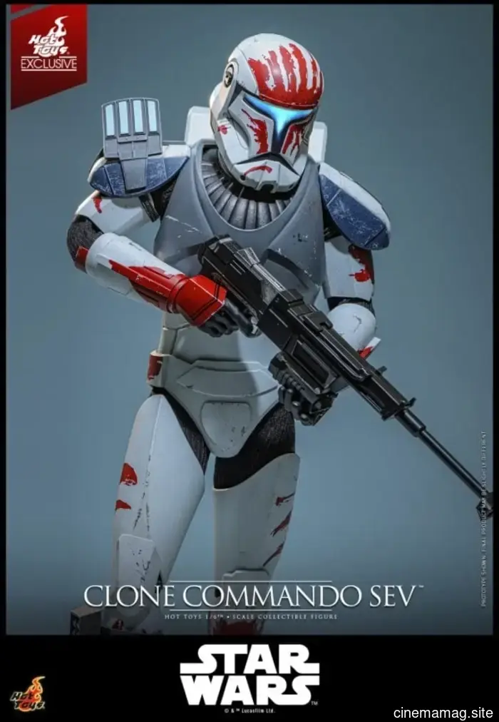 Hot Toys has unveiled a sixth scale figure of Saesee Tiin and Clone Commando Sev from Star Wars: The Clone Wars.