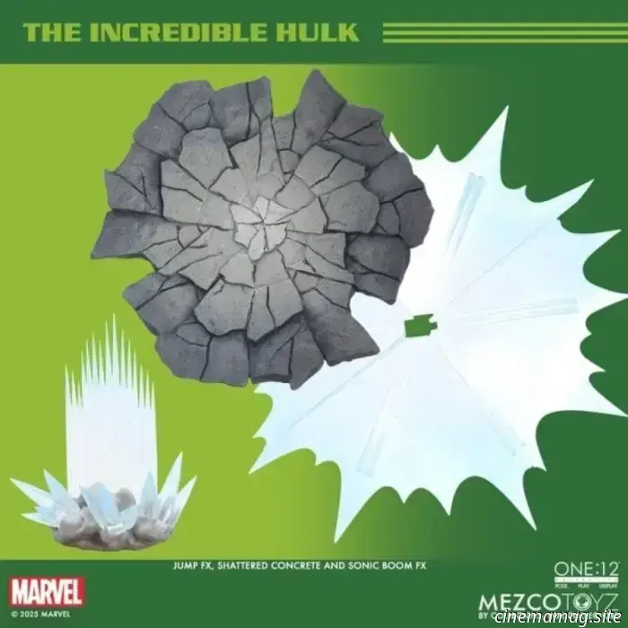Mezco Toyz presenta l'action figure di L'Incredibile Hulk della linea One:12 Collective.