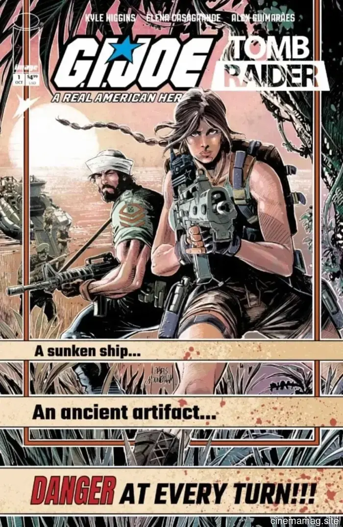 Лара Крофт направляется на остров Кобра для кроссовера G.I. Joe: Настоящий американский герой и Tomb Raider