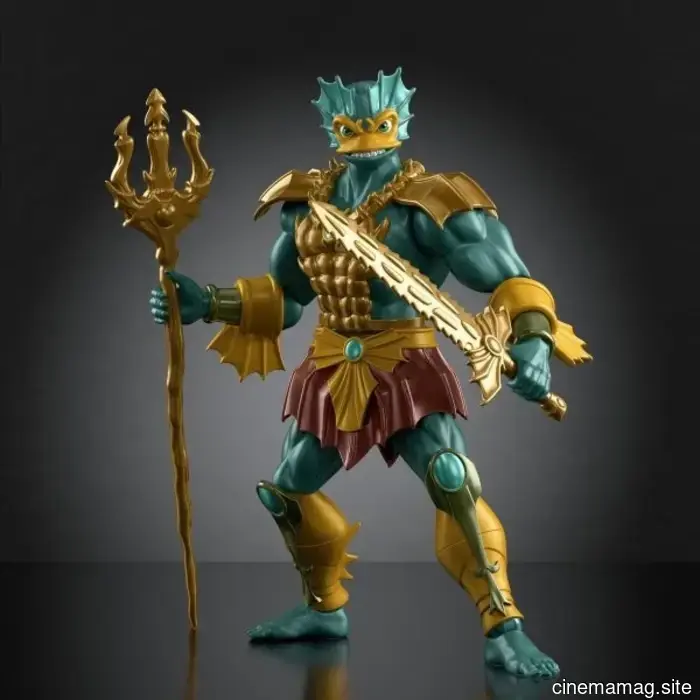 Teela, Orko, Roboto, and Mer-Man are part of Mattel's Masters of the Universe Origins 200x action figure collection.