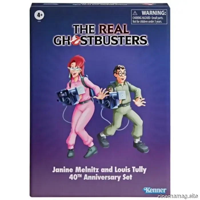 I veri acchiappafantasmi Janine Melnitz e Louis Tully confezione di action figure 2-pack svelata da Hasbro