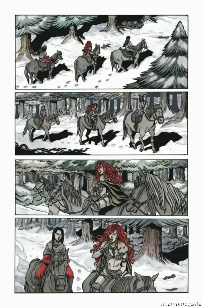 Take an initial look at the Red Sonja New Year’s Special 2025.