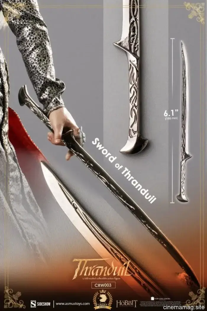 Asmus Toys presenta la figura coleccionable de Thranduil de Lee Pace de El Hobbit.