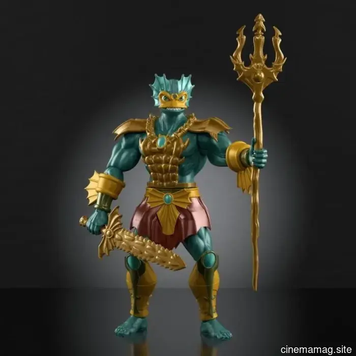 Teela, Orko, Roboto, and Mer-Man are part of Mattel's Masters of the Universe Origins 200x action figure collection.