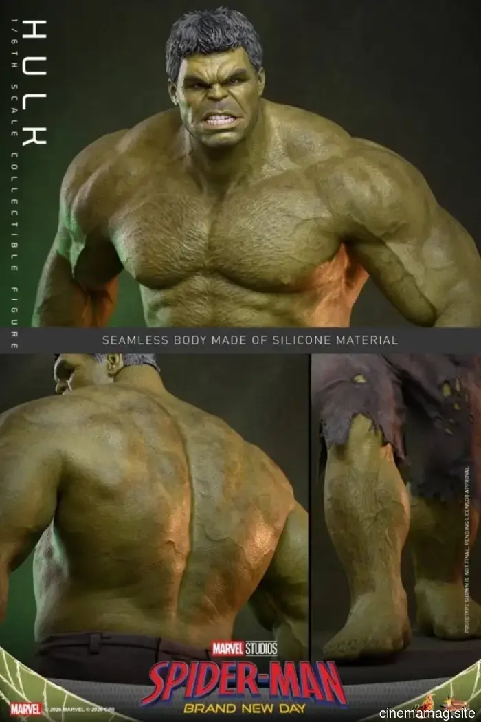 Hot Toys presenta la figura de Hulk a escala sexta de Spider-Man: Brand New Day.