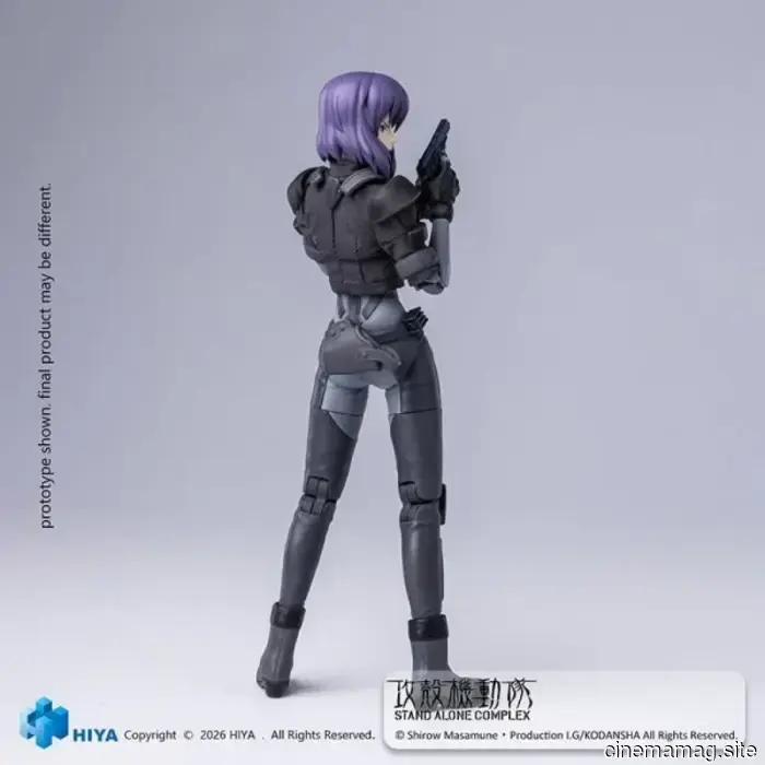 Hiya Toys presenta la figura de acción Motoko Kusanagi Ghost in the Shell: Stand Alone Complex de la Exquisite Super Series.
