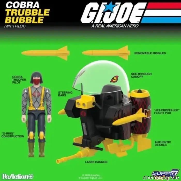 Super7 trae Trubble Bubbles y Ninja Force a G.I. Joe: A Real American Hero ReAction+ series