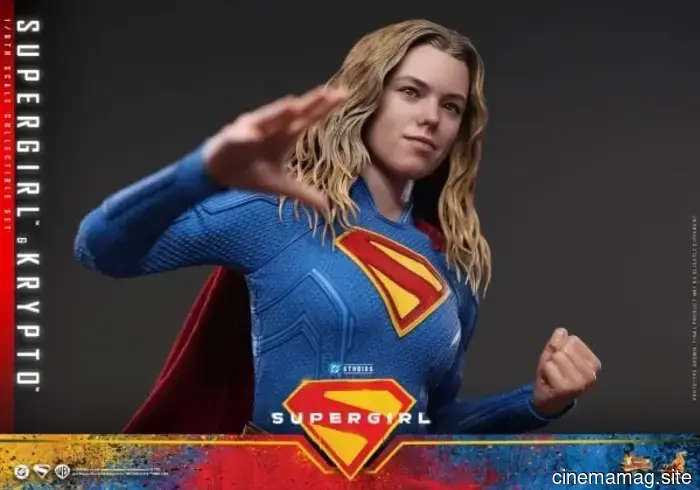 Hot Toys lanza el set de figuras de acción coleccionables de Supergirl y Krypto a escala sexta.