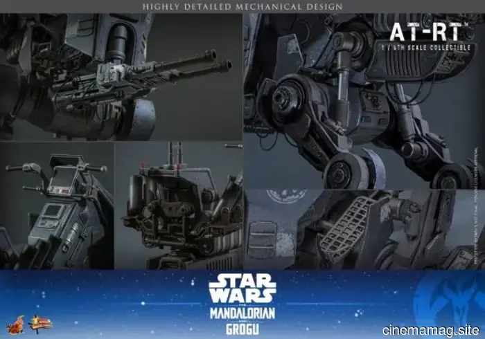 Hot Toys has revealed a sixth scale vehicle and figure set featuring the Imperial Remnant AT-RT and Driver from Star Wars: The Mandalorian, along with Grogu.