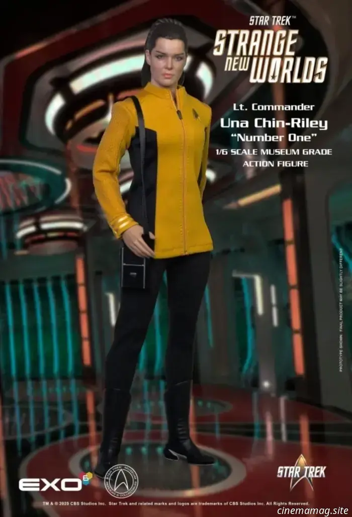 EXO-6 has revealed a sixth scale figure of Lt. Commander Una Chin-Riley from Star Trek: Strange New Worlds.