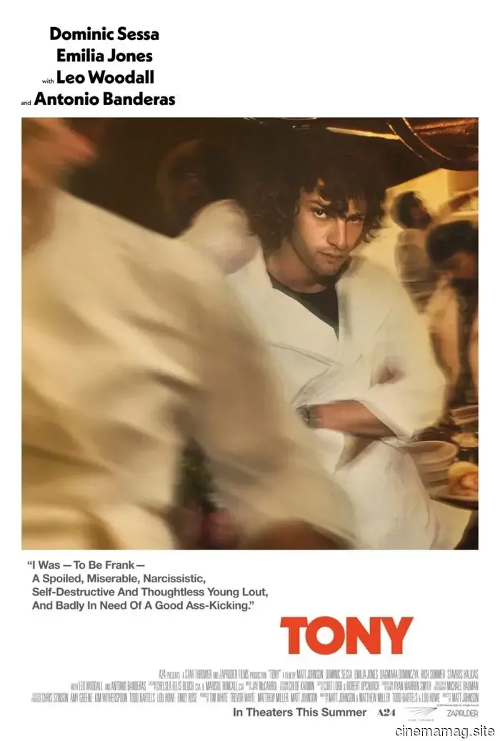 Dominic Sessa è Anthony Bourdain nel primo trailer di Tony di Matt Johnson