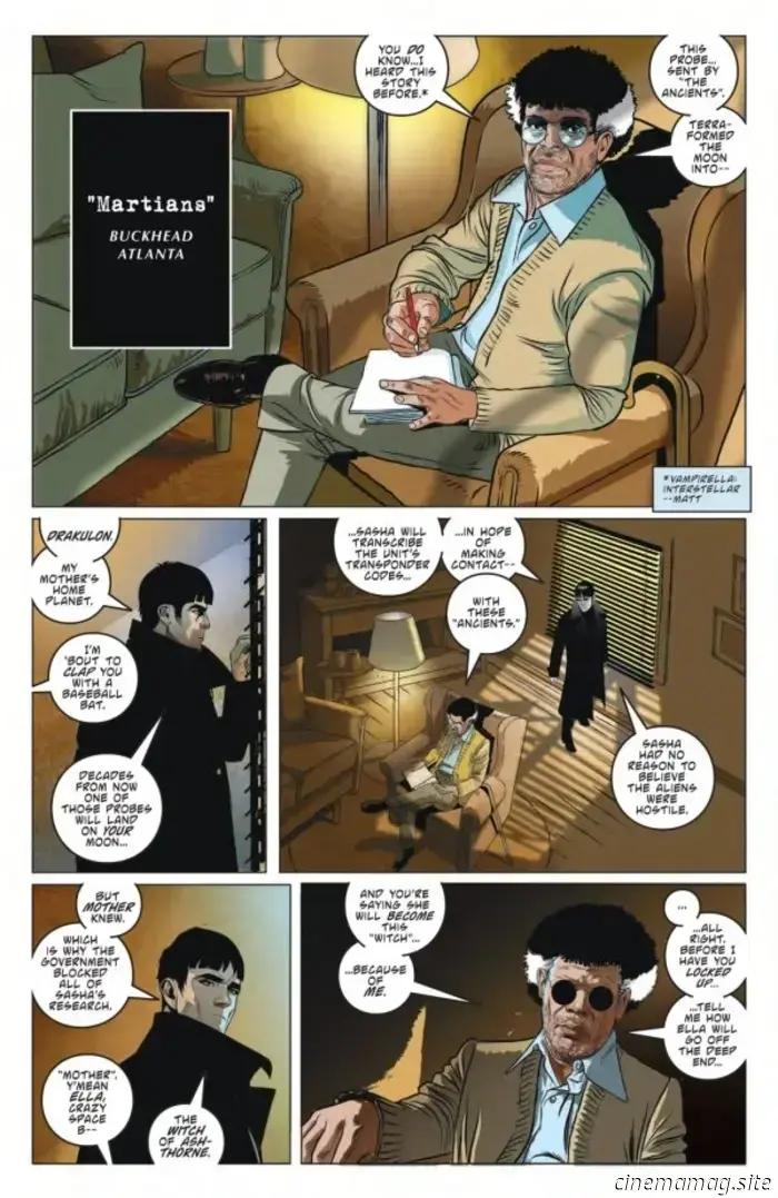 I Sacri Sei tornano in Vampirella # 3 anteprima del primo sguardo