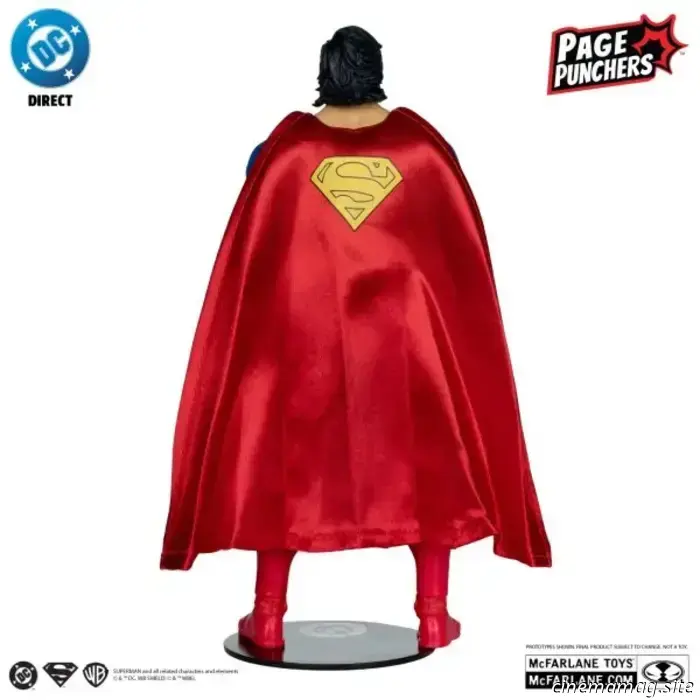 McFarlane Toys представляет серию Page Punchers с Суперменом, Джокером и Бэтменом: «Темный рыцарь возвращается».