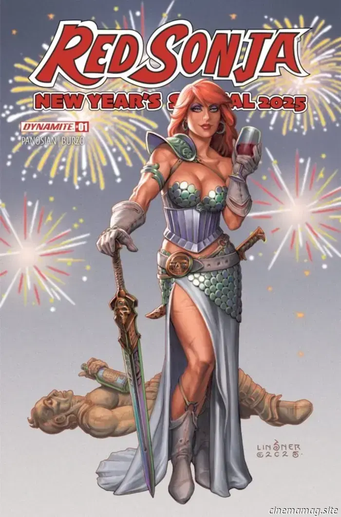 Take an initial look at the Red Sonja New Year’s Special 2025.