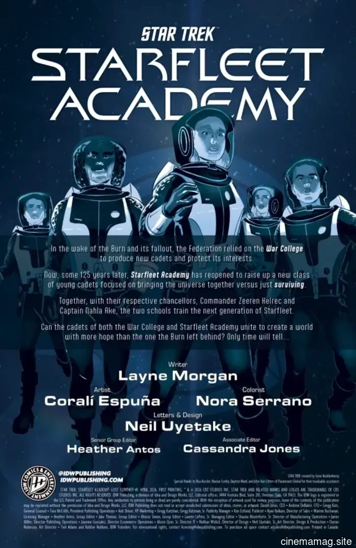 Comic Book Sneak Peek – Star Trek: Starfleet Academy – Lost Contact #1