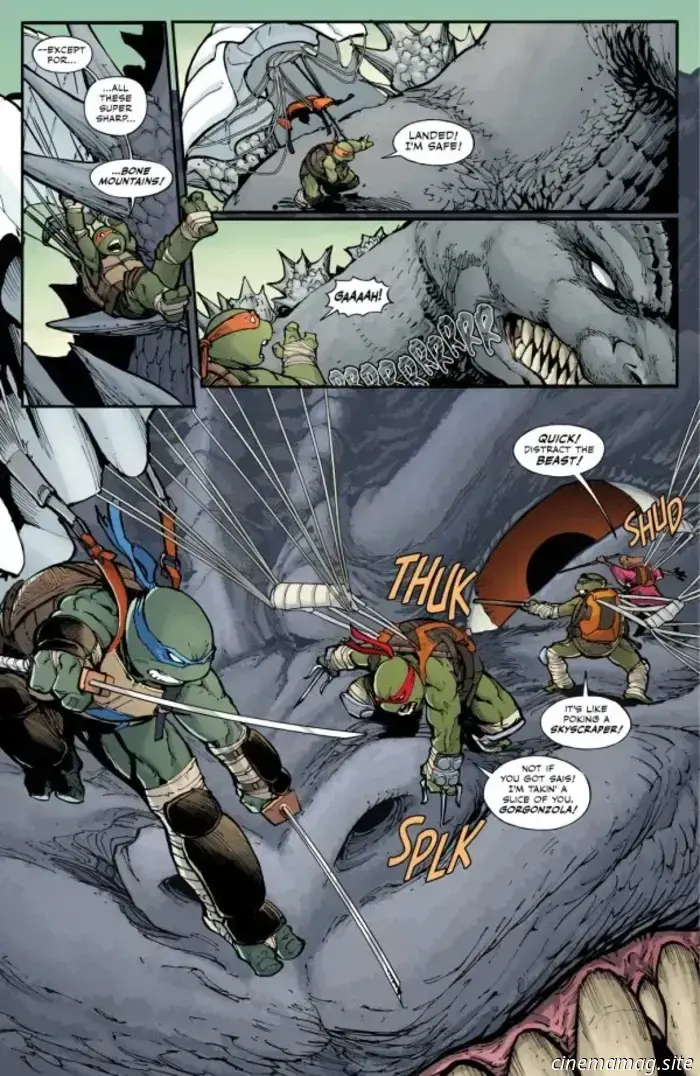 Comic Book Sneak Peek – Teenage Mutant Ninja Turtles x Godzilla #3