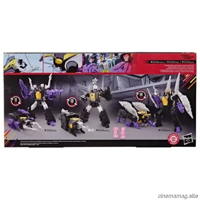 Hasbro has unveiled the Studio Series versions of Starscream, Prowl, and the Insecticons from The Transformers: The Movie.