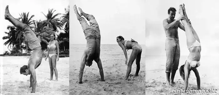 Ursula Andress in Dr. No: foto dietro le quinte della Bond girl 001