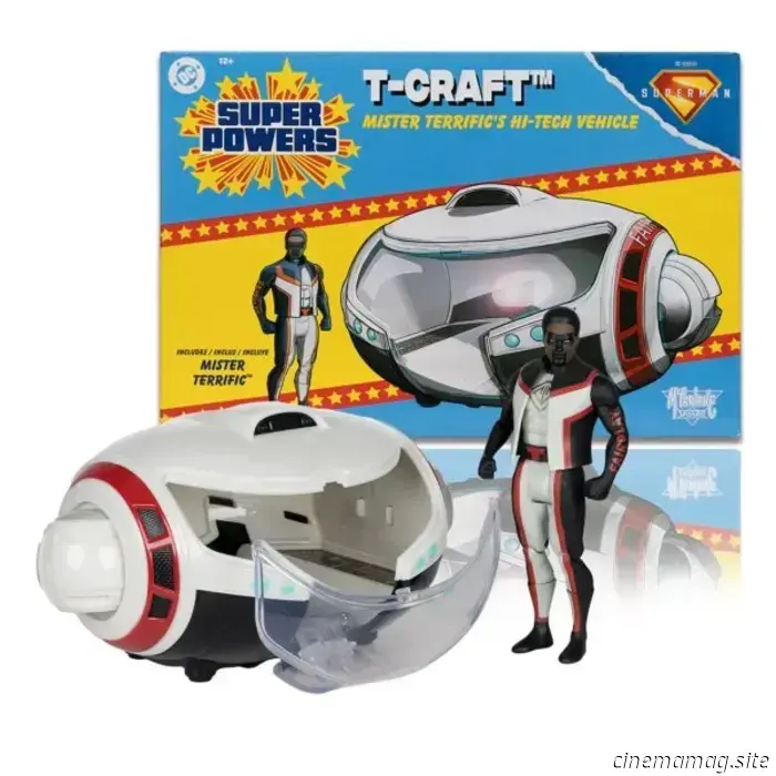 McFarlane reveals a bundle featuring the Superman Super Powers movie figure along with the T-Craft vehicle.