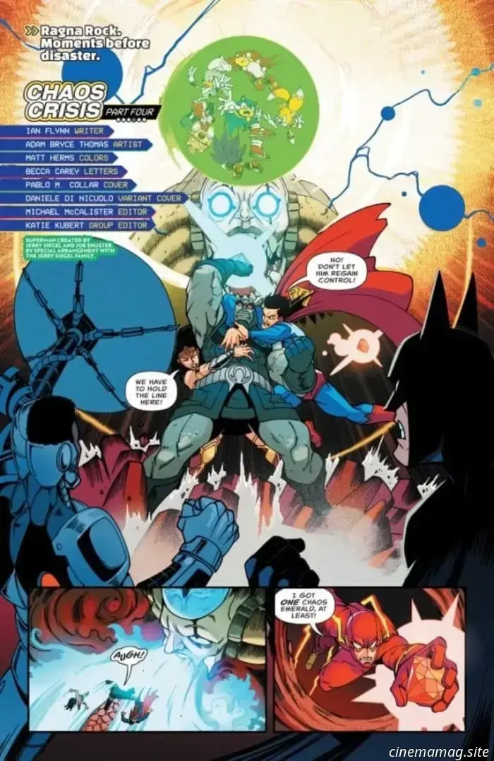 DC x Sonic The Hedgehog #4-Anteprima del fumetto