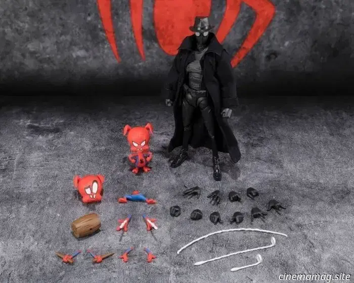 Tamashii Nations has revealed a collectible 2-pack featuring Spider-Man Noir and Spider-Ham from Across the Spider-Verse.