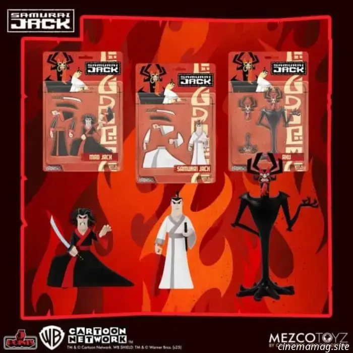 Samurai Jack is now part of Mezco Toyz's 5 Points collection with a premium action figure set.