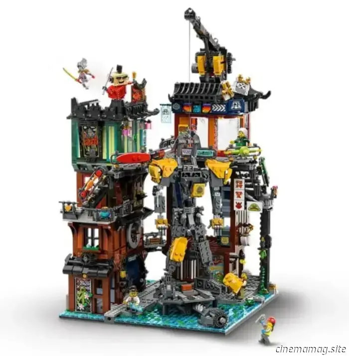 Представлен модульный набор LEGO Ninjago City Workshops в преддверии мартовского релиза