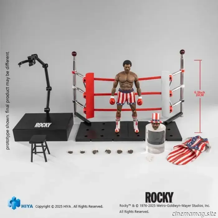 Apollo Creed lancia la linea di action figure Rocky Exquisite Super Series di Hiya Toys
