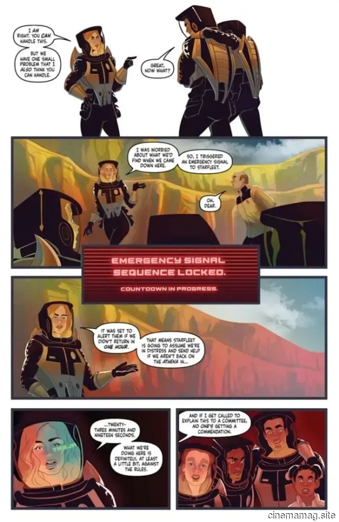 Comic Book Teaser – Star Trek: Starfleet Academy – Lost Contact #5