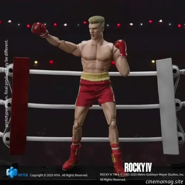 Ivan Drago si unisce alla linea di action figure Rocky Exquisite Super Series di Hiya Toys.