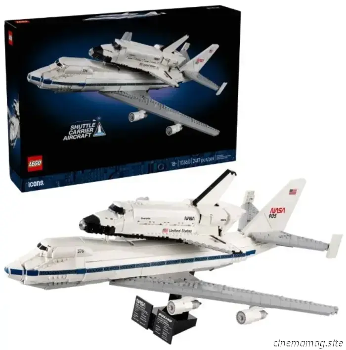 LEGO Icons Shuttle Carrier Aircraft is set to be released this month.