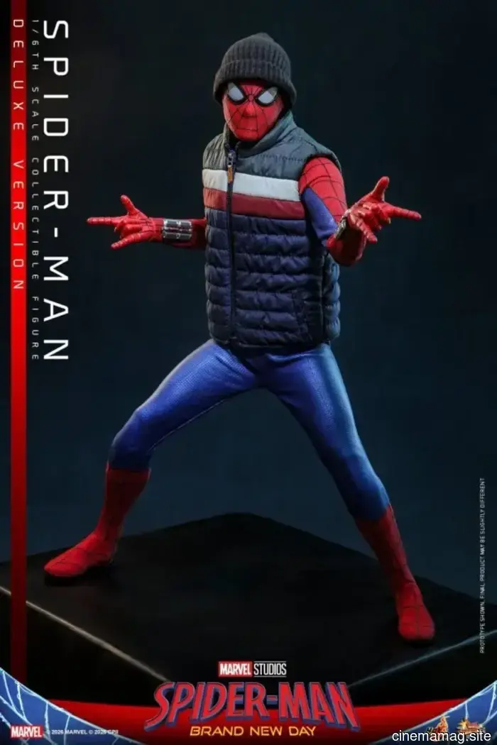 Spider-Man: Brand New Day figura de sexta escala presentada por Hot Toys