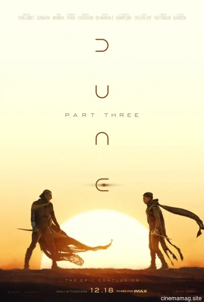 Dune: Part Three has released a new teaser trailer, along with a poster and early IMAX screenings.