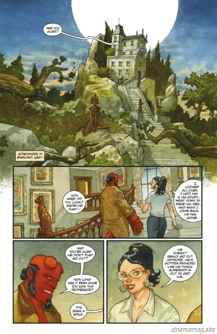 Hellboy and the B.P.R.D.: Professor Harvey is Gone #1 - Comic Book Teaser