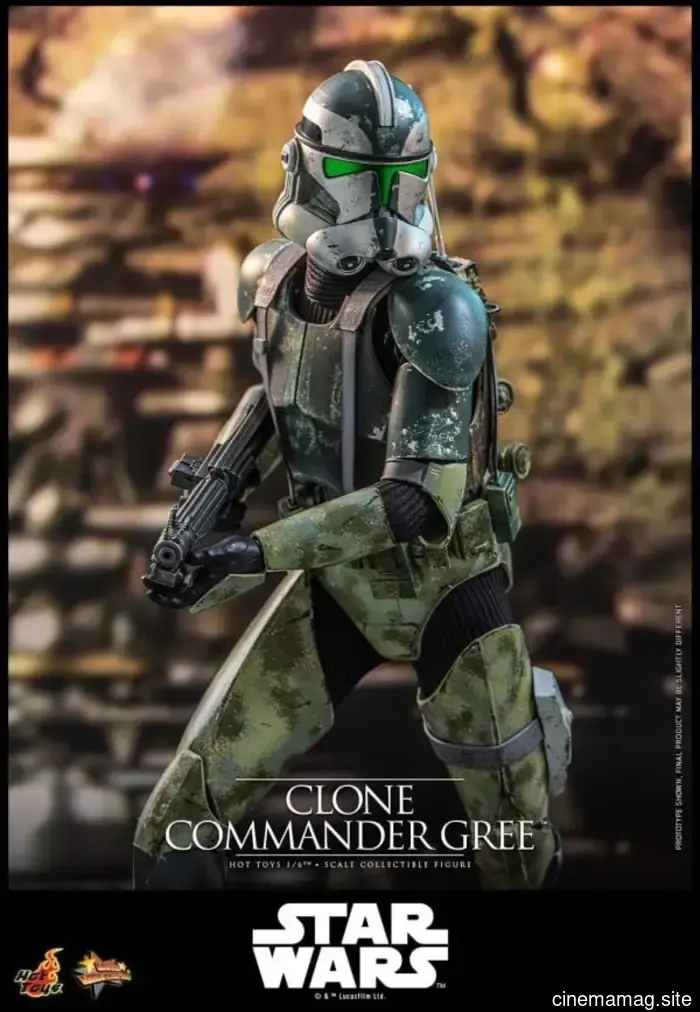 Il Clone Commander Gree si unisce alla collezione in scala sesta di Star Wars di Hot Toys.