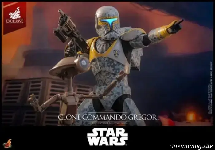 Clone Commando Gregor becomes part of Hot Toys' sixth scale action figure lineup from Star Wars.