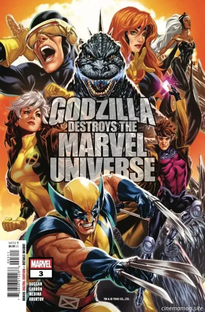 Godzilla Destroys the Marvel Universe #3 - Comic Book Teaser
