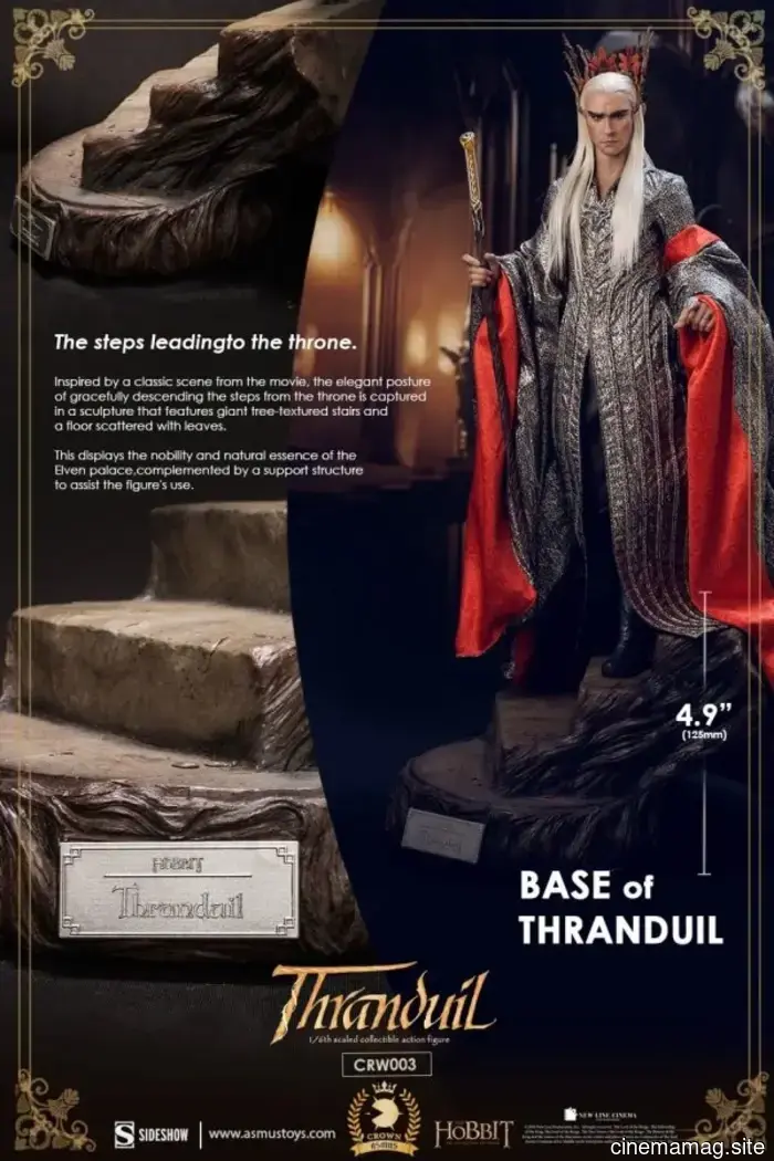 Asmus Toys presenta la figura coleccionable de Thranduil de Lee Pace de El Hobbit.