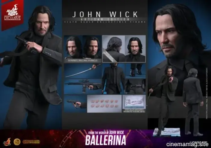 Hot Toys представляет фигурку Джона Уика в Арт-издании из фильма "Балерина"