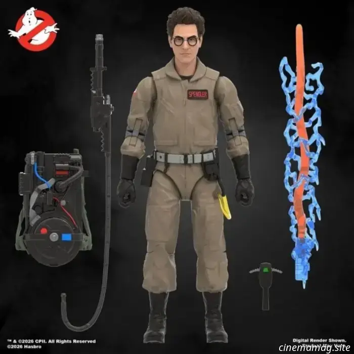 Confronte a Gozer con la figura de acción de Enfrentamiento en la azotea de la Serie Plasma de los Cazafantasmas de Hasbro, paquete de 4