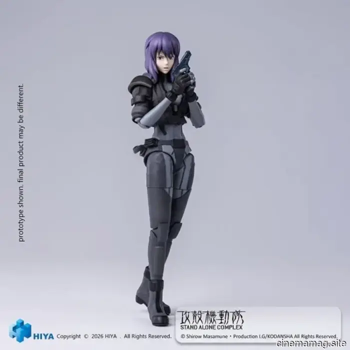 Hiya Toys presenta la figura de acción Motoko Kusanagi Ghost in the Shell: Stand Alone Complex de la Exquisite Super Series.