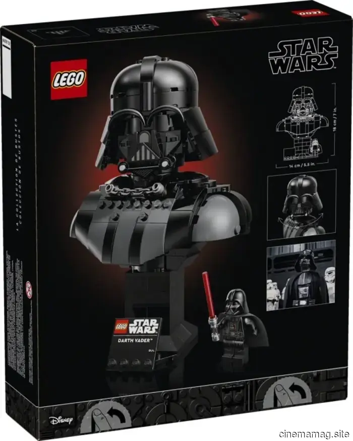 Official unveiling of LEGO Star Wars Yoda and Darth Vader busts.